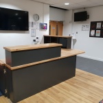Bespoke Office Reception Desk made in Basingstoke
